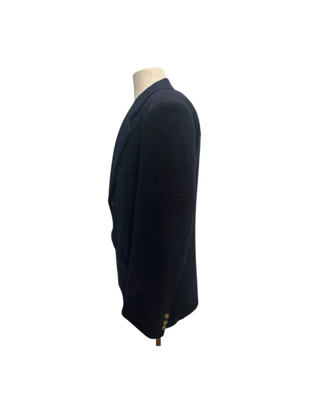 Country Road Australia Blazer 38 Navy Wool Cashmere Vintage 3 Button Jacket